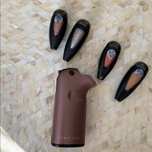 Temptu air brushing set in rose gold